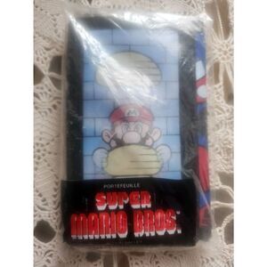 Vintage 90s Super Mario Wallet Hologram